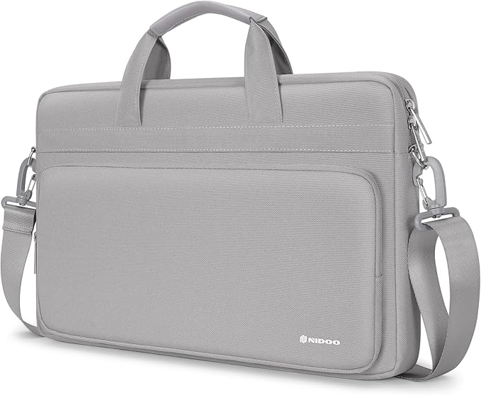 NIDOO 15.6 Inch Laptop Briefcase Shoulder Bag Sleeve Carrying Case for Lenovo IdeaPad Gaming 3i / Legion 5 Gen 6/ ThinkPad P15s T15/ Legion 7i/ Dell G16/ 16" HP ENVY Laptop 17t-cw000