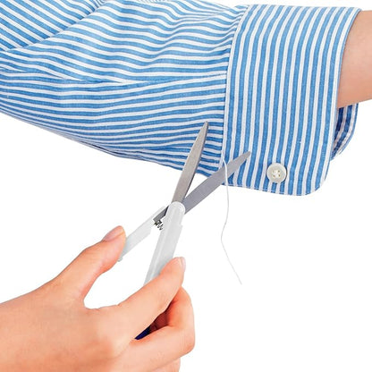 Plus Pen Style Compact Twiggy Scissors with Cover, White