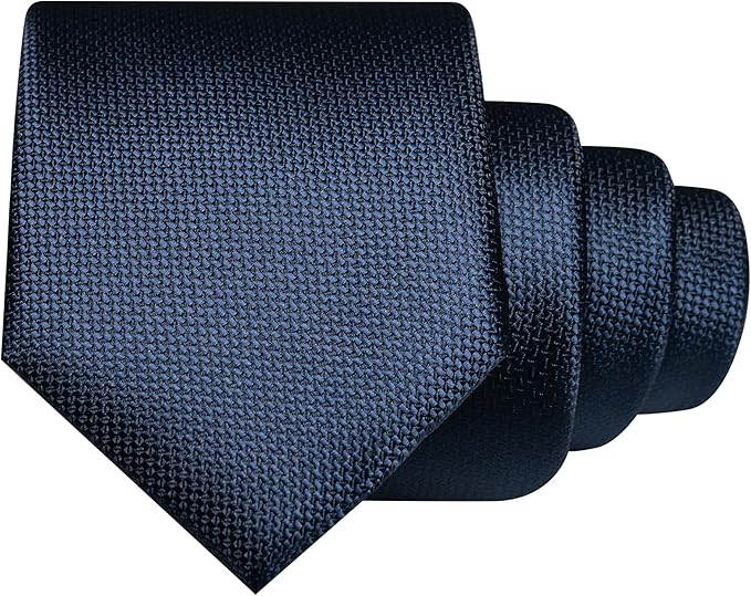 JEMYGINS Mens Tie and Lapel Pin with Pocket Square Tie Clip Sets for Casual and Business 4PCS