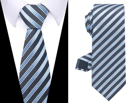 Tie For Men Necktie Woven Jacquard Neck Ties Set 6 PCS