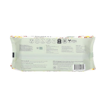 The Honest Company Hypoallergenic Multi-Use Baby Wipes for Sensitive Baby Skin, Rose Blossom, 60 Count