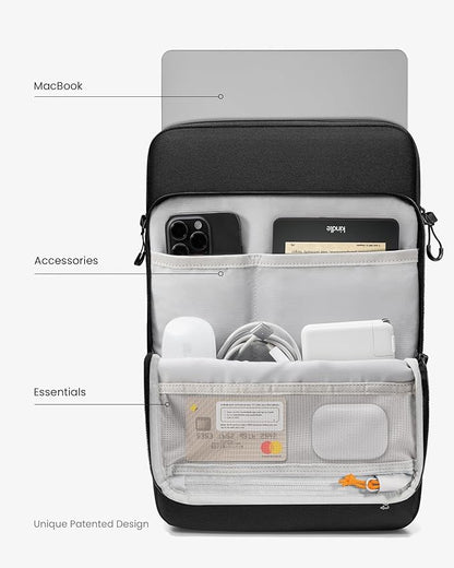 tomtoc 360 Protective Laptop Sleeve Designed for 15-inch MacBook Air M4/A3241, M3/A3114 M2/A2941 2025-2023, 15'' Surface Laptop AI PC/6, Water-Resistant Well-Organized Accessory Sleeve Case