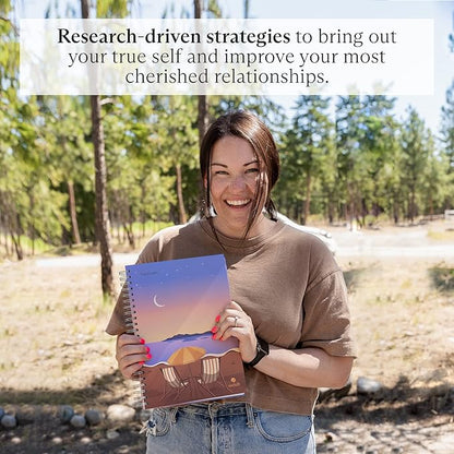 Switch Research Emotions Journal - Self Care Journal - Psychologist-Backed Manifestation Journal - Therapist Recommended Affirmation - Beautiful Self Care for Women - Size: A4