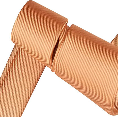 Branduce 3.15"（8cm） Men's Solid Color Formal Woven Necktie + Gift Box