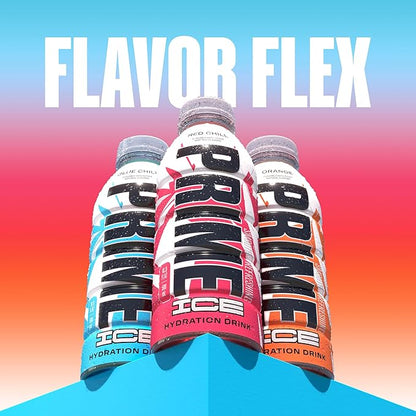 Prime ICE Hydration Variety Pack Smooth & Refreshing Low-Calorie Sports Drink with 10% Coconut Water, 500+ mg Electrolytes & Zero Added Sugar, 12 fl oz Bottles, Pack of 15
