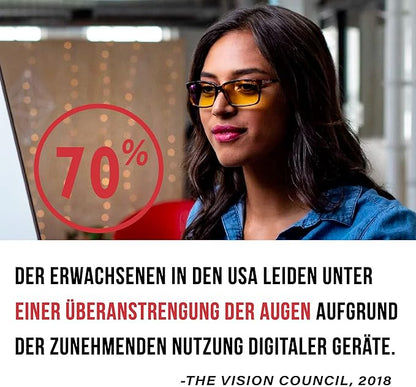 Gunnar - Blue Light Reading Glasses - Blocks 65% Blue Light - Vertex
