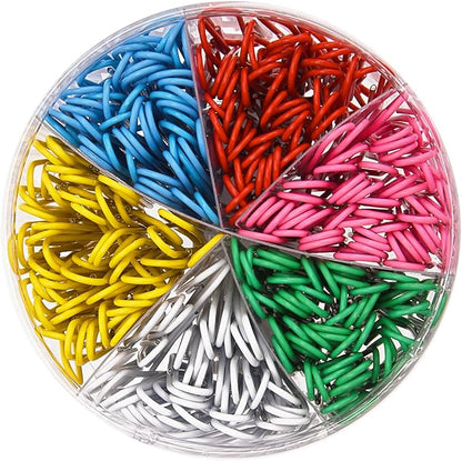 300 Pieces Large Colorful Paper Clips, 2 Inch