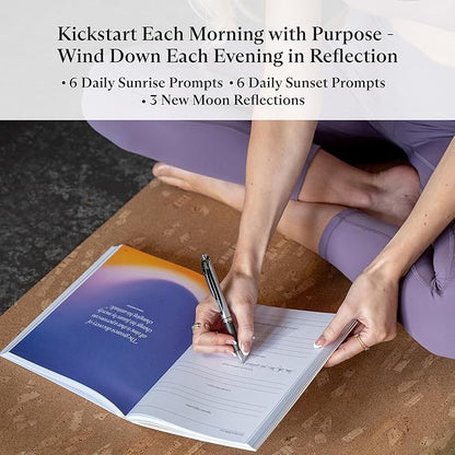 Switch Research Sunrise/Sunset Journal: Science-Backed Daily Gratitude Journal for Women & Gratitude Journal for Men - Powerful Daily Journal Prompts for Mindfulness, Presence, & Habit Transformation