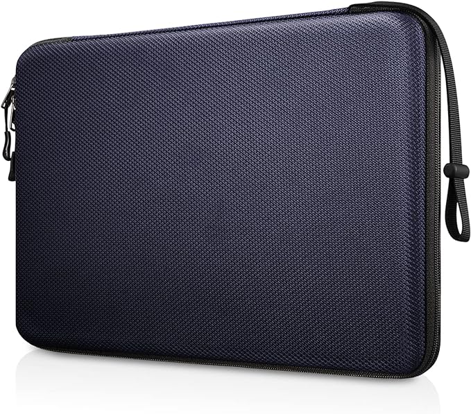 FINPAC Hard Laptop Sleeve Case for 15.3 inch MacBook Air M4 M3 M2 2025 2024, 16.2 inch MacBook Pro M4/M3/M2/M1 Pro/Max A2991 A2780 A2485 A2141, Waterproof Case for Surface Laptop/Book, Navy