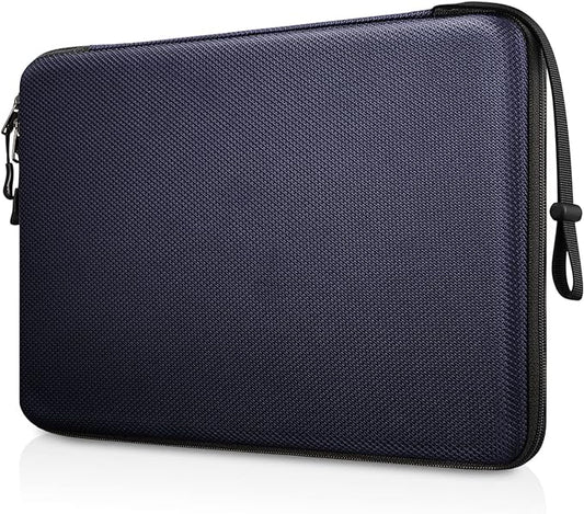 FINPAC Hard Laptop Sleeve Case for 15.3 inch MacBook Air M4 M3 M2 2025 2024, 16.2 inch MacBook Pro M4/M3/M2/M1 Pro/Max A2991 A2780 A2485 A2141, Waterproof Case for Surface Laptop/Book, Navy
