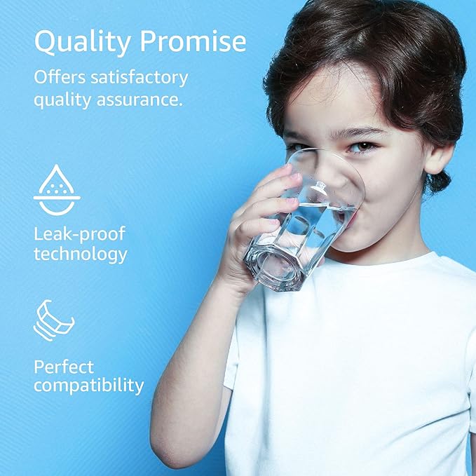 AQUA CREST UKF8001 Replacement for EveryDrop Filter 4, Whirlpool EDR4RXD1, 4396395, Maytag UKF8001P, UKF8001AXX-750, Puriclean II, 46-9006, Refrigerator Water Filter (Pack of 3)