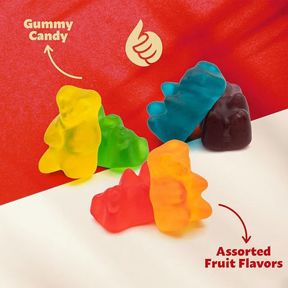 Bears Gummy Candy | 2 Pound Bag | Assorted Fruit Flavored Bulk Gummi Bears for Parties, Candy Buffets, Dessert Decorating, Kids' Party Favors and Goody Bags