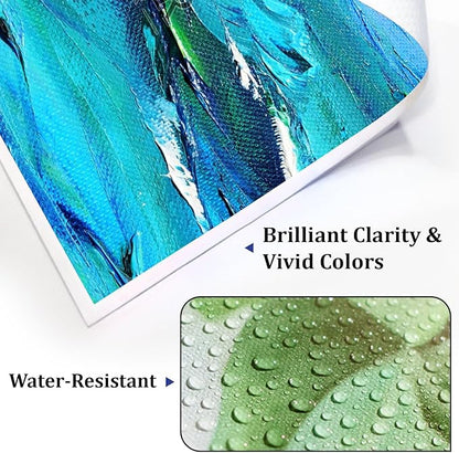 Professional Matte Canvas Roll Long Unstretched Canvas Roll Wide Format inkjet printer, Perfect for Fine Art, Photography, rchival Quality Prints, Epson Canon HP (420GSM Poly-Cotton 44"x60ft)