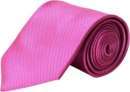 QBSM Mens Solid Polyester Textile Neckties Pure Color Neck Ties