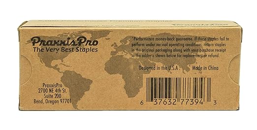 Powerhouse Premium 26/6 Standard Staples - Full-Strip Chisel Pointed Bulk Staples, Compatible with Standard Staplers, Ideal for Office & Heavy Duty Use (50,000)