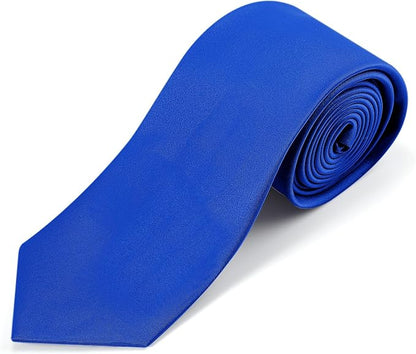 Black Ties For Men Solid Pure Color Formal Neckties 3.15" (8CM) Men's Tie for Business and Wedding with Gift Box