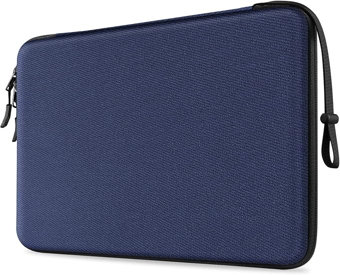 FINPAC Hard Laptop Sleeve Case for 13 inch MacBook Air M4 2025 M3 2024, 14 inch MacBook Pro M4/M3/M2/M1 A2918 A2992 A2779 A2442, 13'' Air/Pro, Waterproof Case for Dell, Surface Laptop, HP, Acer, Navy