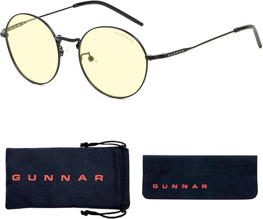 GUNNAR - Premium Gaming & Computer Blue Light Blocking Glasses for Men & Women - Digital Eye Strain Protection - Ellipse