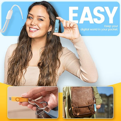 Kepmem 10-Pack 16GB USB 2.0 Flash Drives Bulk Memory Stick Swivel Thumb Drives 16 GB for Universal Data Storage at Home and Office for Storing Photo/Video/Music/File by