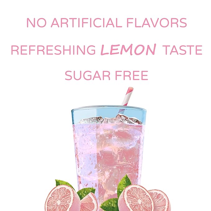 Crystal Light Pink Lemonade Drink Mix (30 Packets, 3 Boxes of 10)