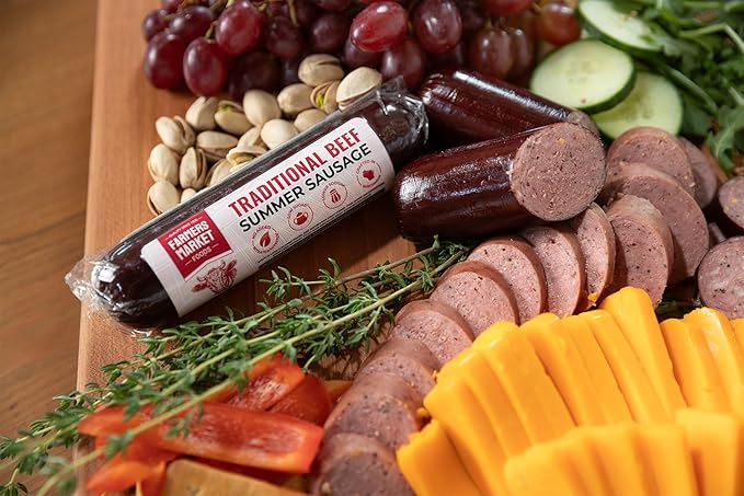 Farmers Market Gift Basket, Gluten Free, Keto, Paleo, Low Sodium, Zero Sugar, Genoa Salami, Christmas Charcuterie Board, Holiday Meat and Cheese Gift Basket, Ultimate Collection