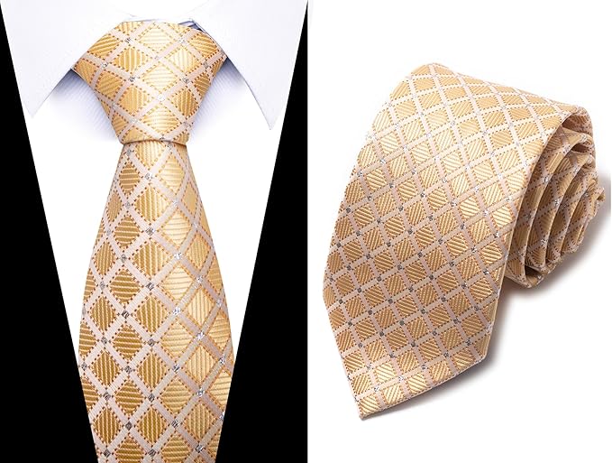 Tie For Men Necktie Woven Jacquard Neck Ties Set 6 PCS