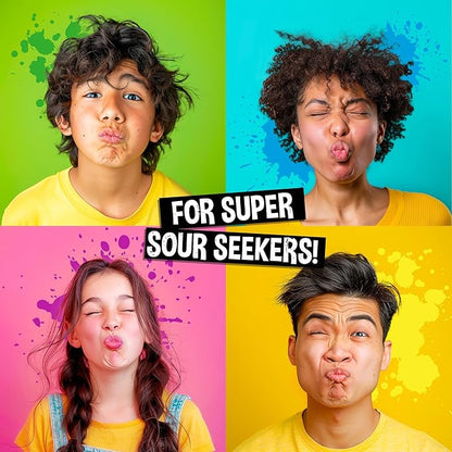 WARHEADS - Extreme Sour Hard Candy - Sour Apple, Black Cherry, Blue Raspberry, Lemon & Watermelon Flavors, Great For Parades - 10 lb. Bulk Bag