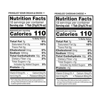 Pringles Potato Crisps Chips, Snack Stacks, Lunch Snacks, Office and Kids Snacks, Variety Pack (36 Cups) (Pack of 2)
