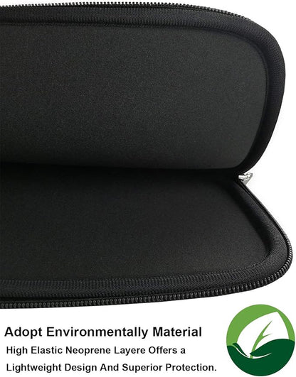Laptop Sleeve Case 14 Inch, Resistant Neoprene Sleeve/Notebook Computer Pocket Case/Tablet Briefcase Carrying Bag for inch HP, Lenovo, Asus Notebook, Ultrabook, Black