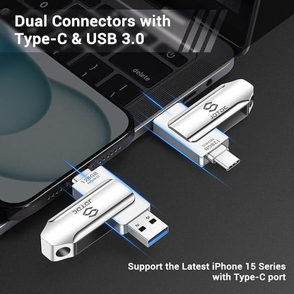 512GB Photo-Stick-for-iPhone 17/16/15 Flash-Drive iPhone-External-Storage iPhone-Photo-Backup-Stick USB C Memory Stick iPad Thumb-Drive-iPhone-Memory iPhone-USB-Storage-Flash-Drive Photo-Stick-Android