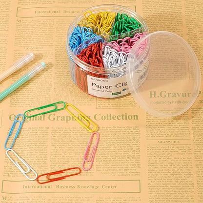 Jumbo Paper Clips,265 PCS (2 Inch) Large Paperclips Colorful Clips for Paperwork Ideal for Home, School and Office Use Colored