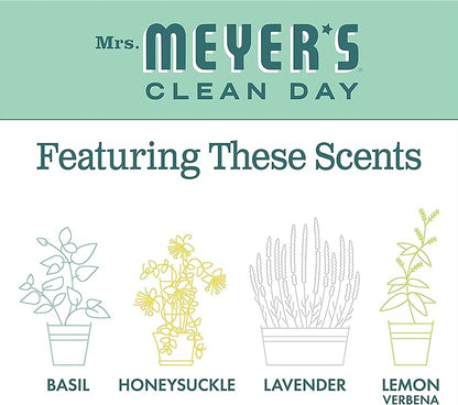 Mrs. MEYER'S CLEAN DAY Liquid Hand Soap Mint (12.5 Fl Oz (Pack of 3))