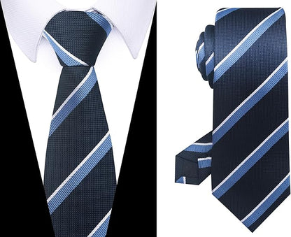 Tie For Men Necktie Woven Jacquard Neck Ties Set 6 PCS