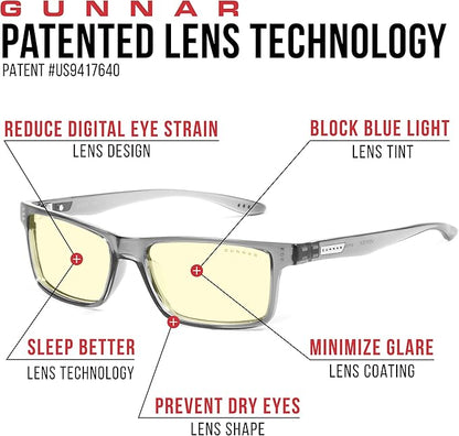 Gunnar - Blue Light Reading Glasses - Blocks 65% Blue Light - Vertex