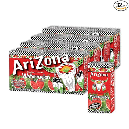 Arizona Watermelon Drink, 6.75 fl oz Tetra Box (Pack of 32)