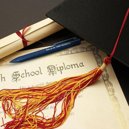 MESMOS Graduation Gifts for Him, 3pk Fancy Pen Set, German-made Ink & Swiss-Made Nib, Metal Ballpoint Pens, 1mm Medium Tip, Class of 2025 Cool Graduate and Grad Gifts for Male