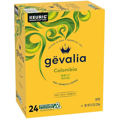 Gevalia Colombia Medium Roast K-Cup Coffee Pods (24 ct Box)