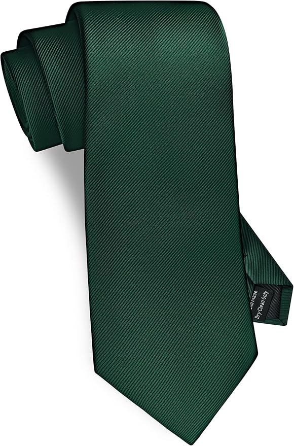 GUSLESON Classic New 3.15"（8cm） Men's Solid Color Necktie Wedding Business Tie + Gift Box