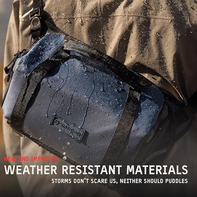 WANDRD All New ROGUE Sling V2: Weather-Resistant Everyday Carry Bag with Lightning Fast Access, Customizable Interior, Laptop Sleeve & Tripod Pocket – Minimalist Crossbody for Travel, EDC & Creators