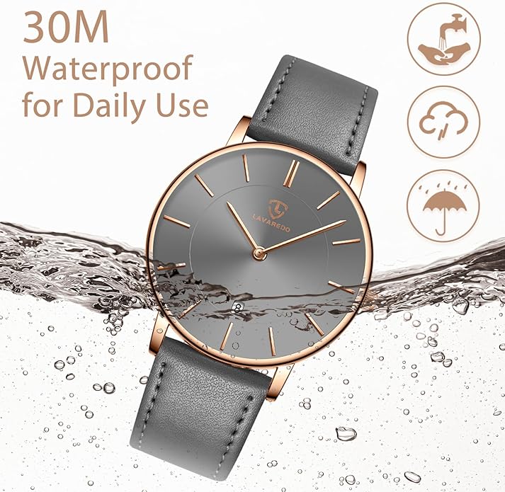 BEN NEVIS Watch, Mens Watch, Minimalist Fashion Simple Wrist Watch Analog Date with Leather Strap