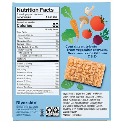 MadeGood Crispy Squares, Vanilla (36 Count) Gluten Free Snacks