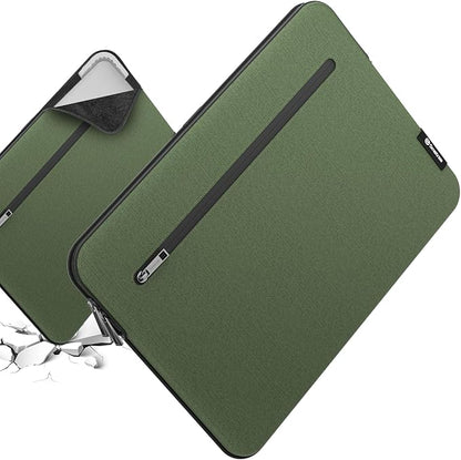 Smatree SlimPro Laptop Sleeve Case for 16 inch DELL Alienware M16 R2/New M16, DELL Laptop Case with Swift-Access Accessory Pocket, Patented Super-Corner Design, Green (S613G)
