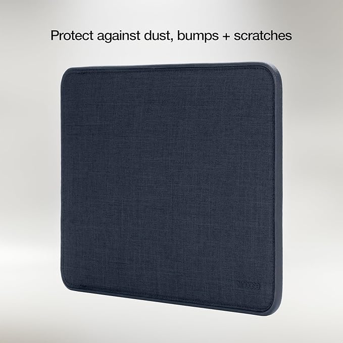 Incase ICON Sleeve with Woolenex - MacBook Pro 14 inch Case - 2024, 2023, 2022, 2021, M4, M3, M2, M1 - Fitted MacBook Case, Laptop Sleeve, Hard Cover, Durable, Lightweight - Heather Navy