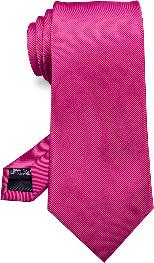 RBOCOTT Solid Color Tie Formal Necktie for Men