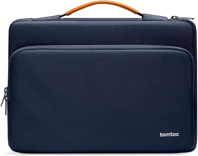 tomtoc 360 Protective Laptop Carrying Case compatible with 14-inch MacBook Pro M5/M4/M3/M2/M1 Pro/Max 2025-2021, 12.9-13 Inch iPad Pro/Air, Water-Resistant MacBook Accessory Bag Sleeve