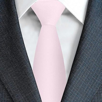Men's Ties Solid Pure Color 3.15" (8CM) Necktie Plain Formal Business Wedding Black Ties For Men