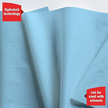 WypAll GeneralClean X60 Cloths Multi-Task Cleaning Wipes, Jumbo (34965), Strong and Absorbent Towels, Blue (1 Roll of 1,100 Sheets, 1,100 Sheet Total)