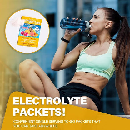 Dr. Price’s Electrolytes Powder Packets | Tropical 30 Servings | Sugar Free Hydration Packets with 72+ Trace Minerals | Keto, Vegan, Electrolyte Drink Mix | Doctor-Formulated, Made in USA