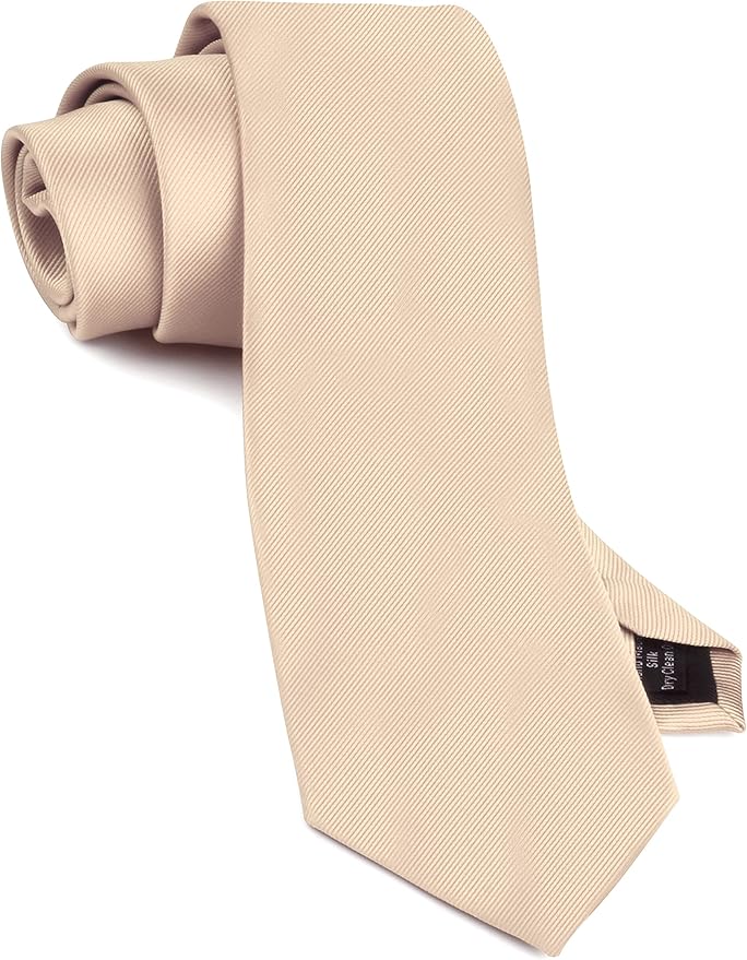 GUSLESON Classic New 3.15"（8cm） Men's Solid Color Necktie Wedding Business Tie + Gift Box