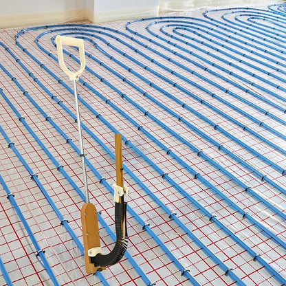 Nisorpa PEX Stapler with 1320 Pcs Foamboard Staples - 1-1/2″ Staples for 1″ and 2″ Foamboard -Portable PEX Stand-Up Manual Stapler Gun for Wood and Foam Board